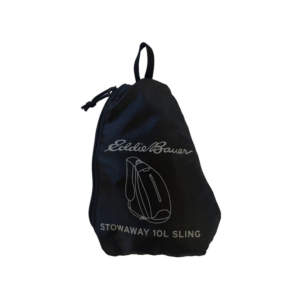 Eddie Bauer Black Stowaway 10L Sling